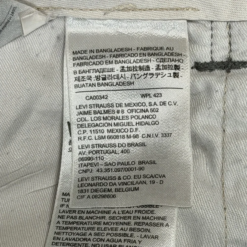 Levis Ace Cargo‎ Pants Mens Size 44x29* Gray Camo Relaxed Fit Utility READ